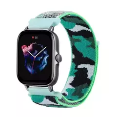 Correia de nylon para Samsung Galaxy Watch 6, 5, 4, 3, 40mm, 44mm, 5 Pro, Huawei Watch GT3-2, Amazfit GTS, GTR Correa, 20mm, 22mm