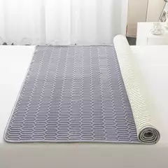 Tapete e fronha de látex espesso macio, Conjunto de cama liso, Lençol Cool Feeling, Capa de colchão de resfriamento, Verão, 2 pcs, 3pcs na internet