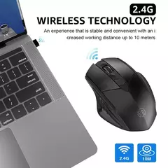 INPHIC-PM6 Mouse Recarregável Sem Fio, Compatível com Bluetooth, Office Mute, Suporte PC, Laptop, Tablet, Smartphone, Universal, 2.4G - loja online