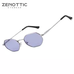 ZENOTTIC-Retro pequeno polígono óculos polarizados para homens e mulheres, óculos de sol anti-reflexo, óculos UV400, óculos para condução - loja online