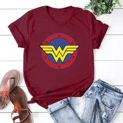 Imagem do Mulher t-shirt com design de super-herói mulher, t-shirt da mulher, presente do dia das mães