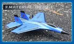 Avião de combate de controle remoto para crianças, RC Foam Aircraft, SU-35 Plane, 2.4G Radio Control Glider, brinquedos para meninos - comprar online
