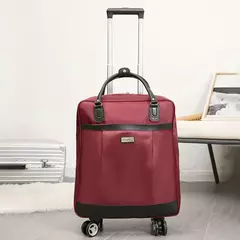 Mulheres Viagem Trolley Bagagem Mala, Sacos De Rolamento Multifuncional, Mochila Com Rodas, Mala Impermeável - loja online