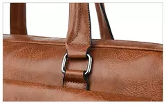 Bolsa de ombro de couro masculina, pasta para laptop, mensageiro, carteira de negócios, marca de luxo, pasta para documento A4 na internet
