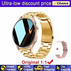 Samsung-Galaxy Smartwatch para homens e mulheres, monitoramento de saúde AMOLED, relógio impermeável, assistente de voz, chamada Bluetooth, relógio inteligente, 2022 - comprar online