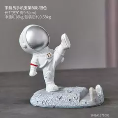 Astronautas e Suporte para Celular, Decoração de Mesa de Escritório, Estilo Nórdico, Ornamentos, Resina Spaceman Bracket, Brinquedos, Presente
