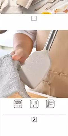 Conjunto De Utensílios De Cozinha De Silicone Preto, Panelas Antiaderentes, Punho De Aço Inoxidável, Espátula, Batedores De Ovo, Acessórios De Utensílios De Cozinha, 15Pcs na internet
