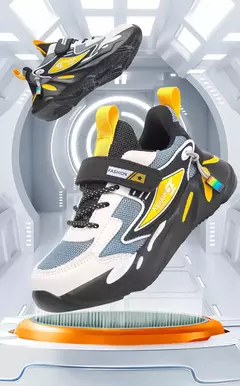 Sapatos de malha antiderrapante respirável infantil, tênis de corrida casual, sapatos de caminhada para crianças, meninos, meninas - Wolf Magazine
