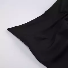 Imagem do CIBBAR-Calças curtas magras de cintura alta para mulheres, shorts de fitness pretos, streetwear chique, flads casuais, quentes, coreanos, Y2K