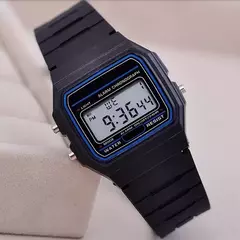 Imagem do Relógios digitais LED masculinos, Relógios de pulso militares, Pulseira de silicone vintage, Relógio eletrônico, Moda esportiva