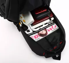 Mochila Oxford Business impermeável para homens e mulheres, bolsa para computador, mochila de viagem casual, mochila escolar luminosa, nova