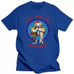 Camiseta engraçada casual masculina, Breaking Bad, LOS POLLOS Chicken Brothers estampada, 100% algodão, alta qualidade, nova