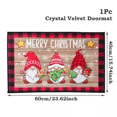 Tapete ao ar livre da porta do Natal, tapete de Papai Noel, casar decorações do Natal para a casa, ornamento do Xmas, presentes do ano novo, 2025, 2025 - comprar online
