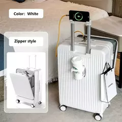 Extensões de transporte de viagem tipo 20 24 28 Polegada mala carrinho de bagagem carry-on cabine mala transportadora para a linha da viagem - Wolf Magazine