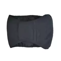 Imagem do Masculino cão envoltório filhote de cachorro animal de estimação masculino cão calças fisiológicas roupa interior sanitária barriga banda fraldas pano algodão fralda envoltórios para menino cão
