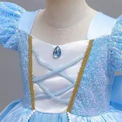 Rapunzel vestido para meninas cinderela belle vestir-se fantasia crianças aniversário princesa traje crianças roupas de festa de halloween 3-10y