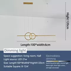 Nordic LED Pendant Lights para cozinha e sala de jantar, Lâmpadas suspensas simples, Luminária interior, Decoração do quarto - comprar online