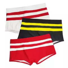 Calção de banho seca rápida masculina, maiô sexy, cuecas estampadas, calção triangular com copo, moda banho de cintura baixa, moda