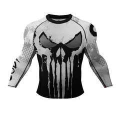 Manga comprida Surf Camisa com Silicone, Fitness Wear, Compressão Fitness Wear, Praia Swimwear, Proteção UV, Rash Guard, Novos Produtos de Natação
