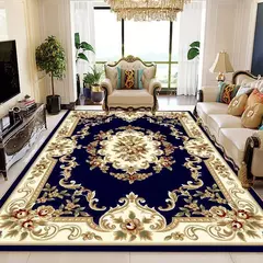 Tapetes europeus de luxo para sala de estar, Decoração de tamanho grande, Hote - loja online