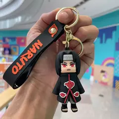 Naruto chaveiro anime figura haruno sakura hatake kakashi gaara uzumaki naruto pvc pingente chaveiros para crianças brinquedo de aniversário presente - loja online