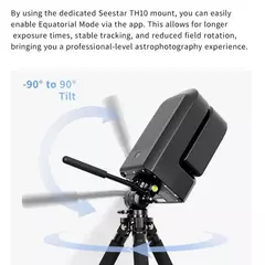 Máquina integrada de fotografia de astronomia inteligente Seestar S50, telescópio astronômico, teodolito, fotografia, observação de estrelas, tiro - loja online