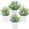 Simulação bonsai para decoração de casa, plantas artificiais, plantas falsificadas, para o jardim, quarto, sala, banheiro, 1 quarto