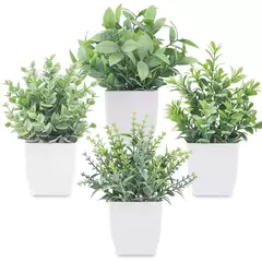 Simulação bonsai para decoração de casa, plantas artificiais, plantas falsificadas, para o jardim, quarto, sala, banheiro, 1 quarto - loja online