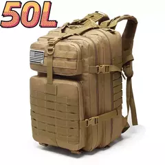 Impermeável Trekking Fishing Hunting Bag, Mochilas ao ar livre, Tactical Sports, Camping, Caminhadas Mochila resistente, 25L, 50L