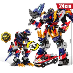 Imagem do Miniforce dinóide guerreiro transformação robô dinossauro modelo rex saser combinar mini força deformação headbot giganoto dino brinquedo