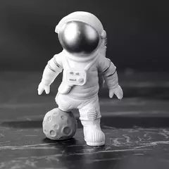 Imagem do 4 pcs Astronauta Figura Estátua Estatueta Spaceman Escultura Brinquedo Educacional Desktop Home Decoração Astronauta Modelo Para Crianças Presente