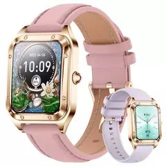 LIGE-AI Controle de Voz Relógio Inteligente para Mulheres, Esporte Fitness Smartwatch, Pulseira Full Touch, Chamada Bluetooth, À Prova D 'Água, Moda Feminina na internet