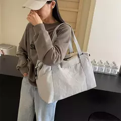 Saco de ginástica casual de grande capacidade para mulheres, bolsa de ioga Crossbody Trendy Sports Handbag Bagagem de viagem de negócios