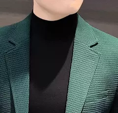 Imagem do Fatos e blazers xadrez masculinos, moda masculina casual, jaqueta grife de luxo, roupas grife premium, branco e marrom, casacos de festa, verão