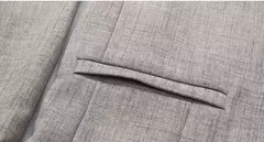 Jaqueta justa de manga comprida masculina, terno de negócios, blazers casuais, gola de casaco, terno diário, 3 cores opcionais, nova para primavera e outono - Wolf Magazine