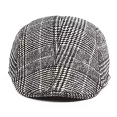 Moda nova masculina casual newsboy chapéu primavera e outono retro boina chapéu selvagem casual chapéus unisex selvagem octogonal boné chapéu de inverno - Wolf Magazine