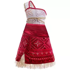 Meninas novo filme moana 2 vestido festa de halloween aventura traje menina princesa roupas extravagantes crianças vaiana pet porco outfit