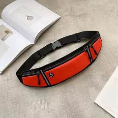Imagem do Impermeável Leve Reflexivo Strip Cintura Fanny Pack Ginásio Esportes Correndo Cintura Saco Alças Elásticas Ajustáveis