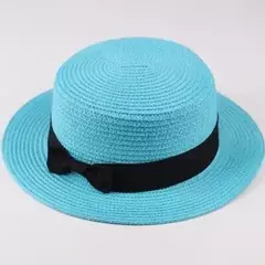 Chapéu do verão para o pai e a criança, chapéu de palha largo com viseira do sol para mulheres, praia e curso, projeto novo - comprar online