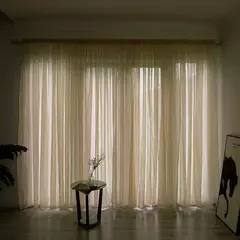 Cortinas transparentes de tule para sala de estar, cortina transparente para janela, haste de bolso, painel de quarto, decoração de tecido - Wolf Magazine