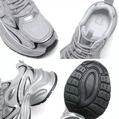 CLAIAMI sapatos de couro femininos, calçados esportivos casuais, leves, sola macia, antiderrapante, tênis de borracha para senhoras - comprar online