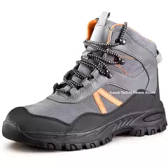 Botas de segurança para caminhada para homens, botas de aço, à prova de perfurações, calçados de segurança esportivos de cano alto, antiestáticos, ao ar livre na internet