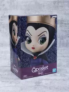 Bandai original 14cm q posket personagens da disney rainha figura de ação brinquedos para crianças presente modelo colecionável ornamentos - loja online