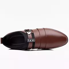 Sapato de couro clássico masculino, Deslizar, Dedo apontado, Oxfords, Formal, Casamento, Festa, Escritório, Negócios, Vestido casual, Masculino - comprar online