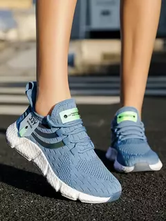 Homens tênis respirável clássico sapatos casuais homem tênis 2024 novo ao ar livre confortável malha sapatos masculinos tenis masculino - Wolf Magazine
