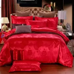 High End Jacquard Bedding Set, Luxo, Europeu, Conjuntos de cama de casamento, Rainha, American Satin, Double Duvet Cover, na internet