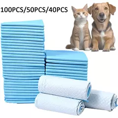 Fraldas absorventes para cães, 100/50/40/20 peças, descartáveis, para treinamento de cachorros, almofada limpa a seco, suprimentos para cães, pañales para perros na internet