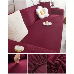 Esticar Jacquard Sofá Capa para Salas, Polar Fleece, Poltrona Protector, de Alta Qualidade, 1, 2, 3, 4, 5 Lugares - Wolf Magazine