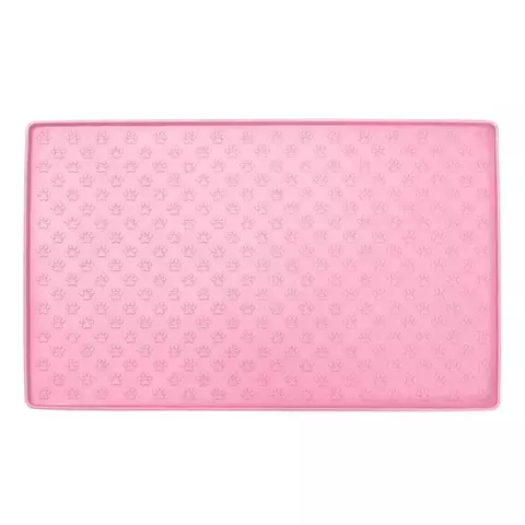 Pet placemat gato cão beber alimentação placemat alimentador esteiras gato alimentação esteira cão comida tigela esteira de silicone à prova dwaterproof água pet tigela almofada