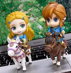 A Lenda de Zelda # 1212 Zelda Princess Breath Of The Wild Ver. # 733 Link Action Figure Modelo de coleção de ornamentos de 10 cm - Wolf Magazine